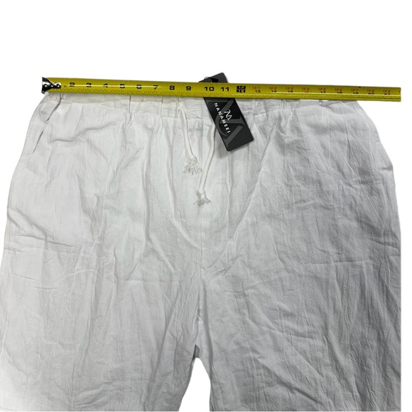 Nanameei size 3XL white comfortable men’s shorts. - Picture 7 of 11